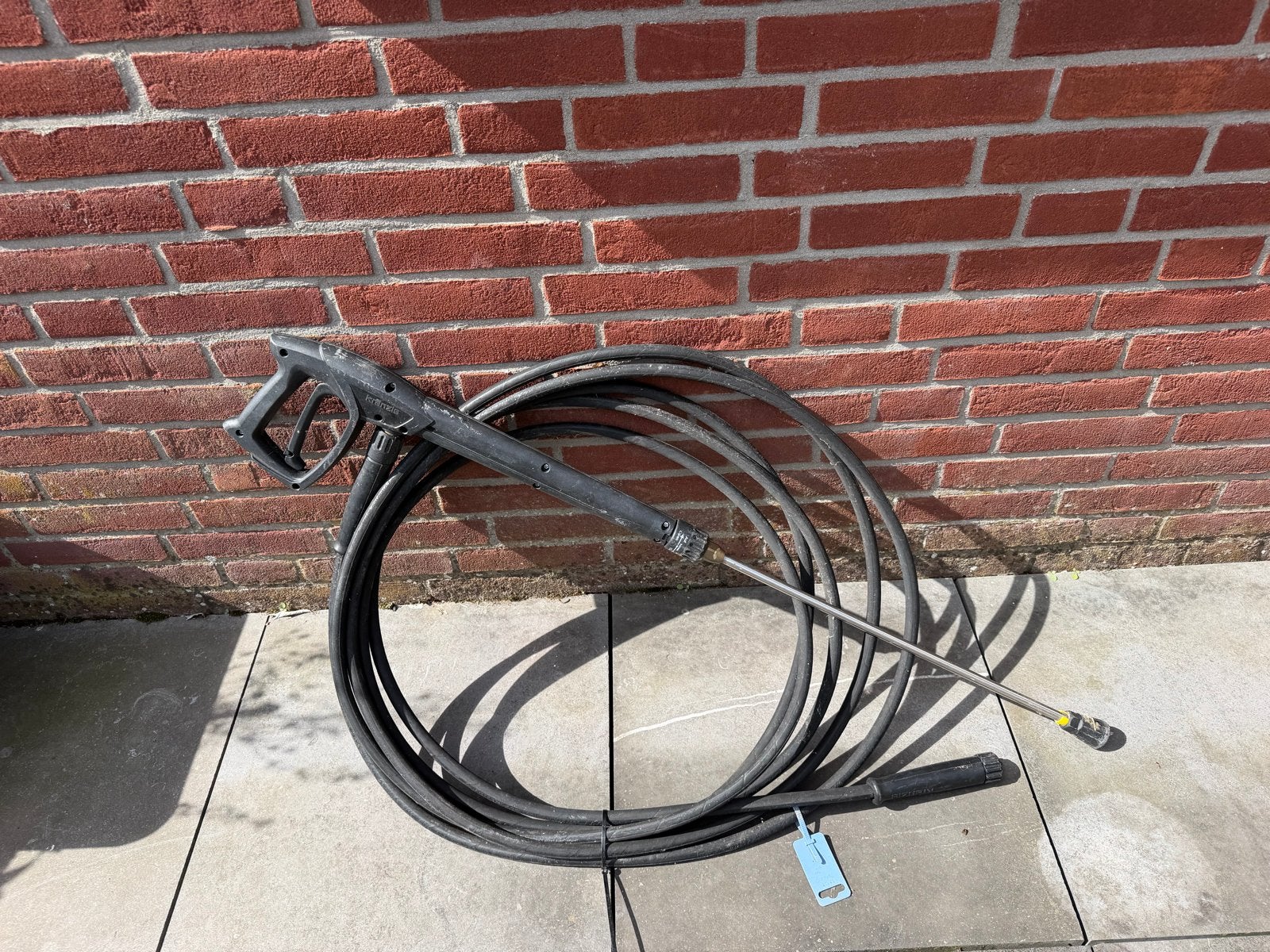 Kränzle hogedrukreiniger slang met spuitpistool, Tuin en Terras, Ophalen, Gebruikt