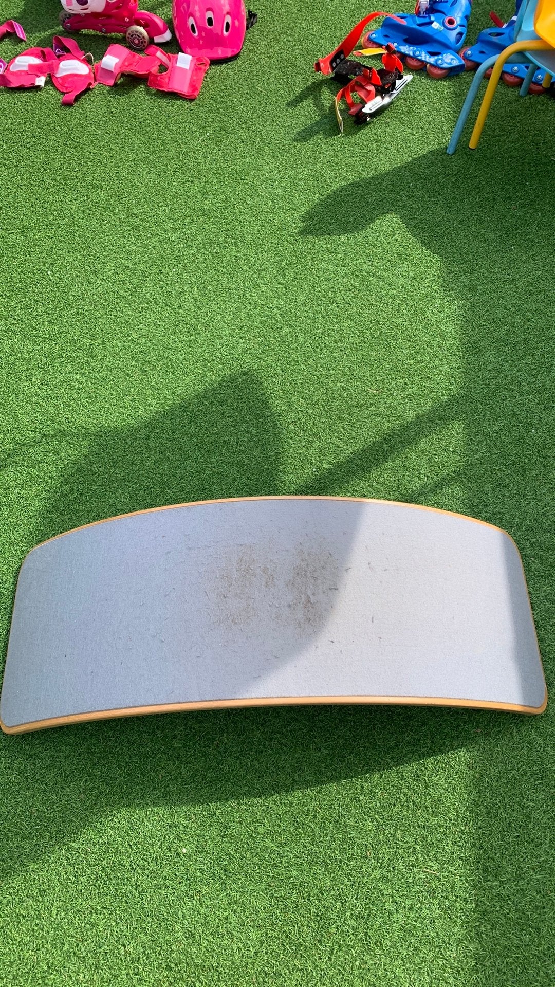 Originele Wobbel vilt muis grijs, Ophalen, Gebruikt