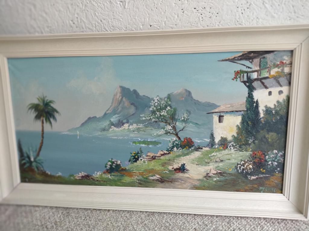 Mooi schilderij, Ophalen