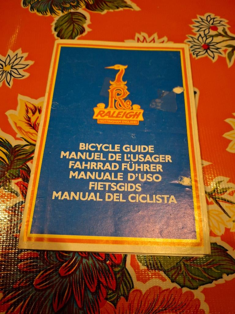 Raleigh manual, Ophalen of Verzenden, Gebruikt