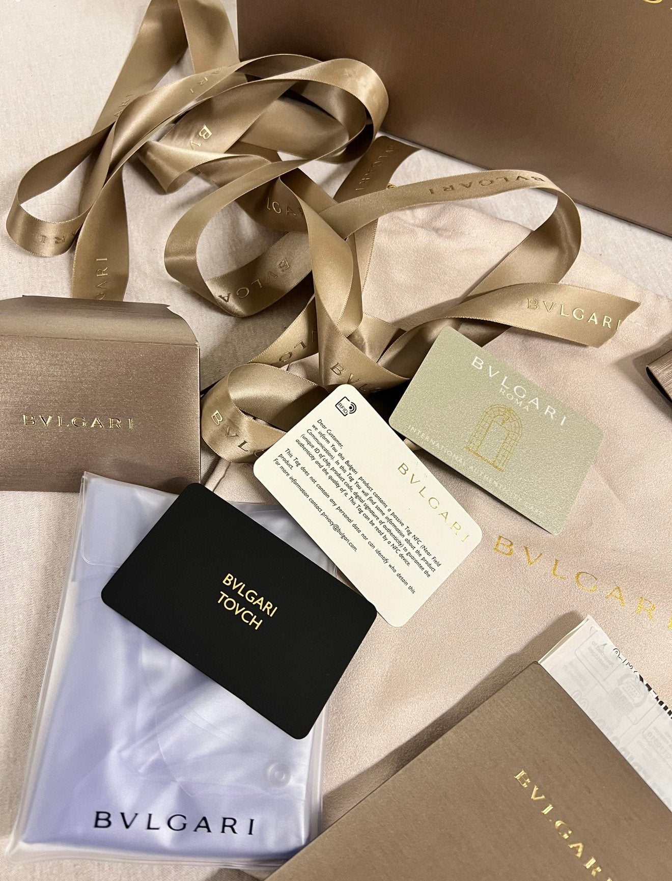 Bvlgari Serpenti jewels doos + certificaat + bon Tas box, Ophalen of Verzenden, Zo goed als nieuw, H, H