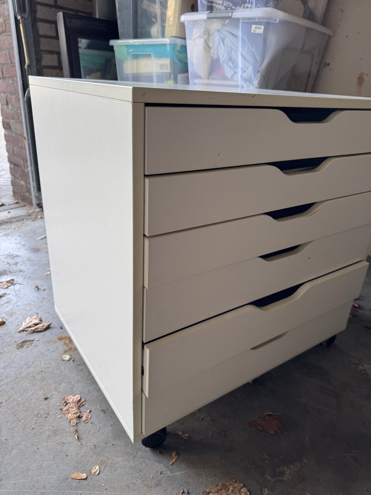 Ikea Nordli ladekast op wieltjes met 6 lades, Ophalen, Gebruikt, 5 laden of meer, 50 tot 100 cm