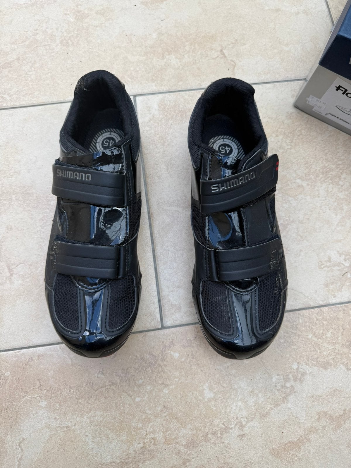 Fietsschoenen maat 45 shimano, Sport en Fitness, Wielrennen, Ophalen, Zo goed als nieuw