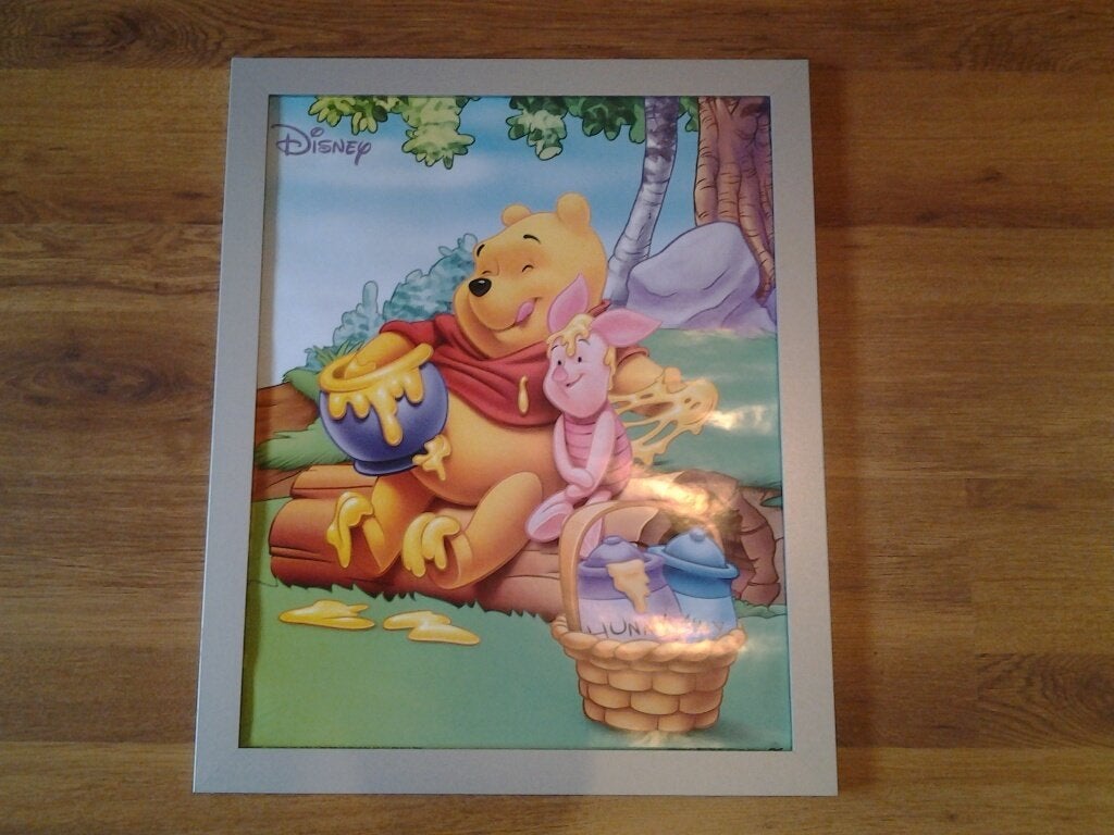 2 schilderijen Winnie de Poeh, Verzamelen, Disney, Ophalen, Winnie de Poeh of vrienden, Zo goed als nieuw, Overige typen