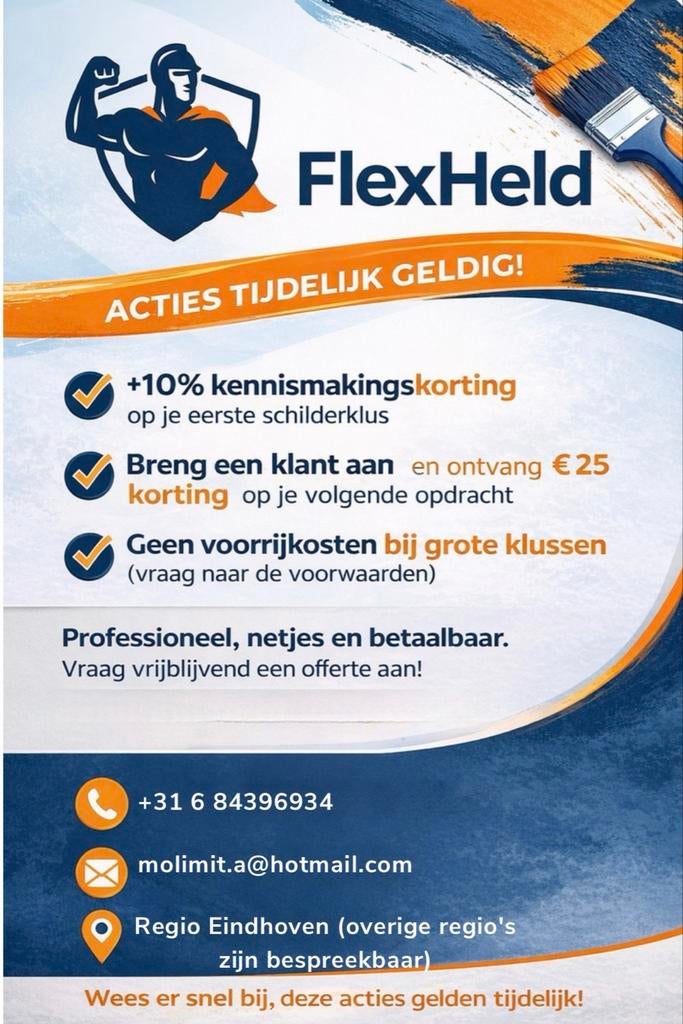 Flexheld voor al uw schilderwerken, Garantie, Decoratieschilderwerk