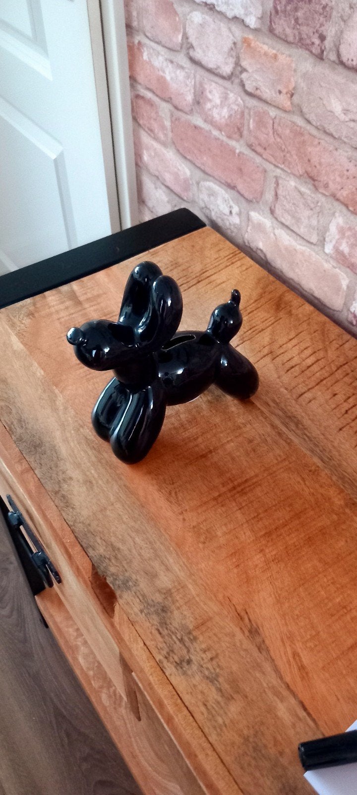 Housevitamin:Zwarte Ballonhond Spaarpot♥️NIEUW♥️, Ophalen of Verzenden, Nieuw, Dier