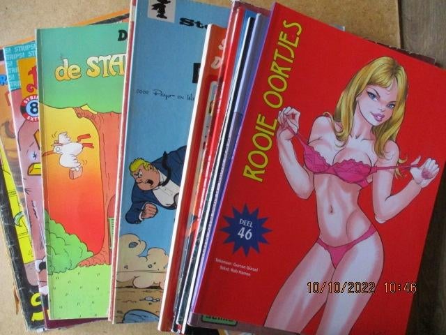 adv7156 verschillende stripboeken 4, Boeken, Stripboeken, Eén stripboek, Ophalen, Gelezen