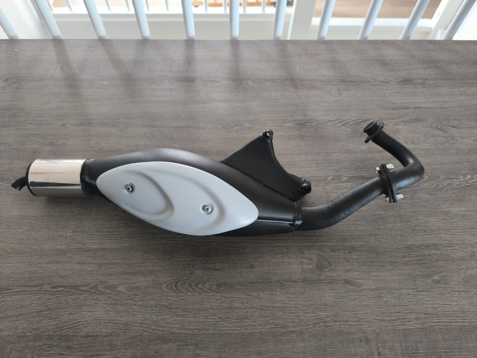 Nette Originele Piaggio Gilera ESM SC24 Uitlaat, Fietsen en Brommers, Brommeronderdelen | Scooters, Ophalen of Verzenden, Gebruikt