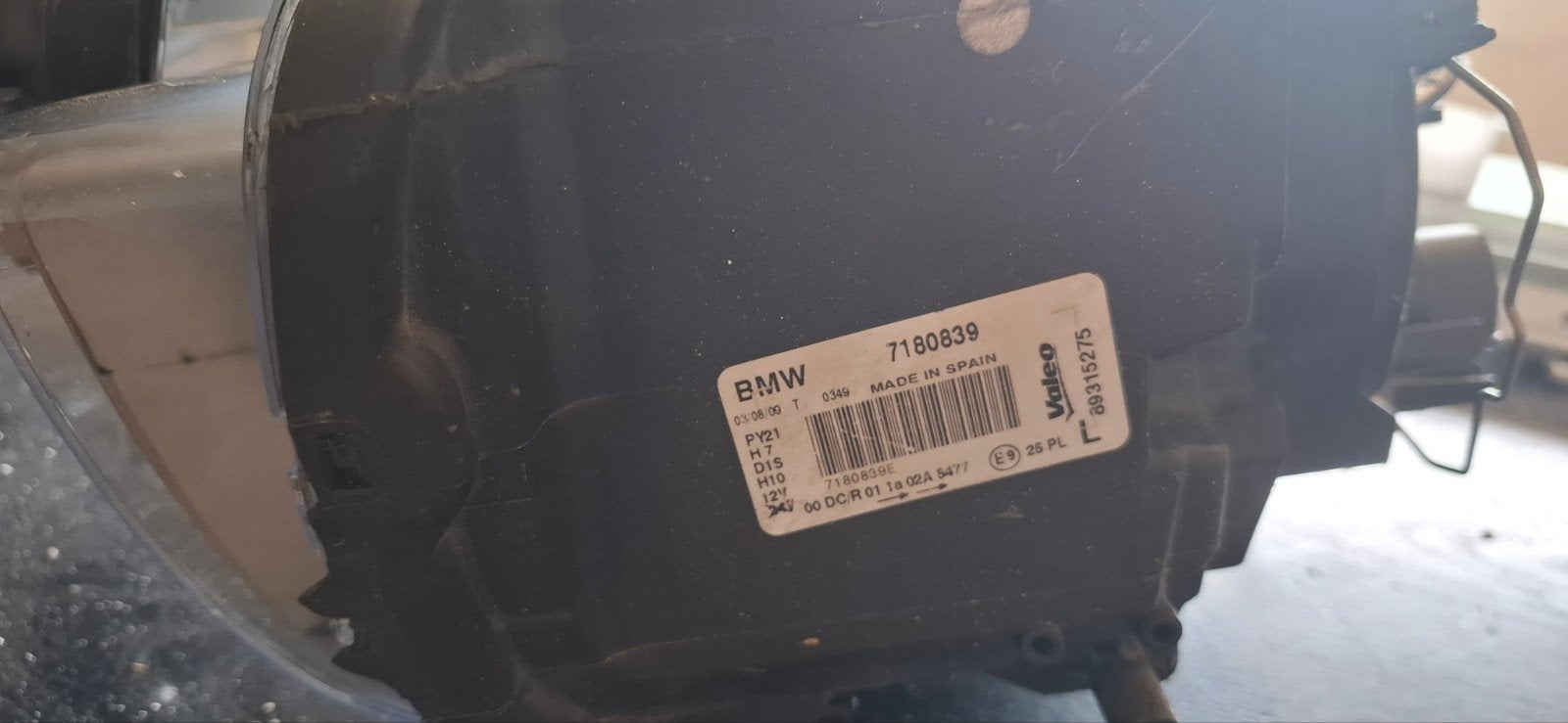 BMW  1 serie xenon koplamp - Valeo 7180839 - Made in Spain, Auto-onderdelen, Verlichting, Ophalen of Verzenden