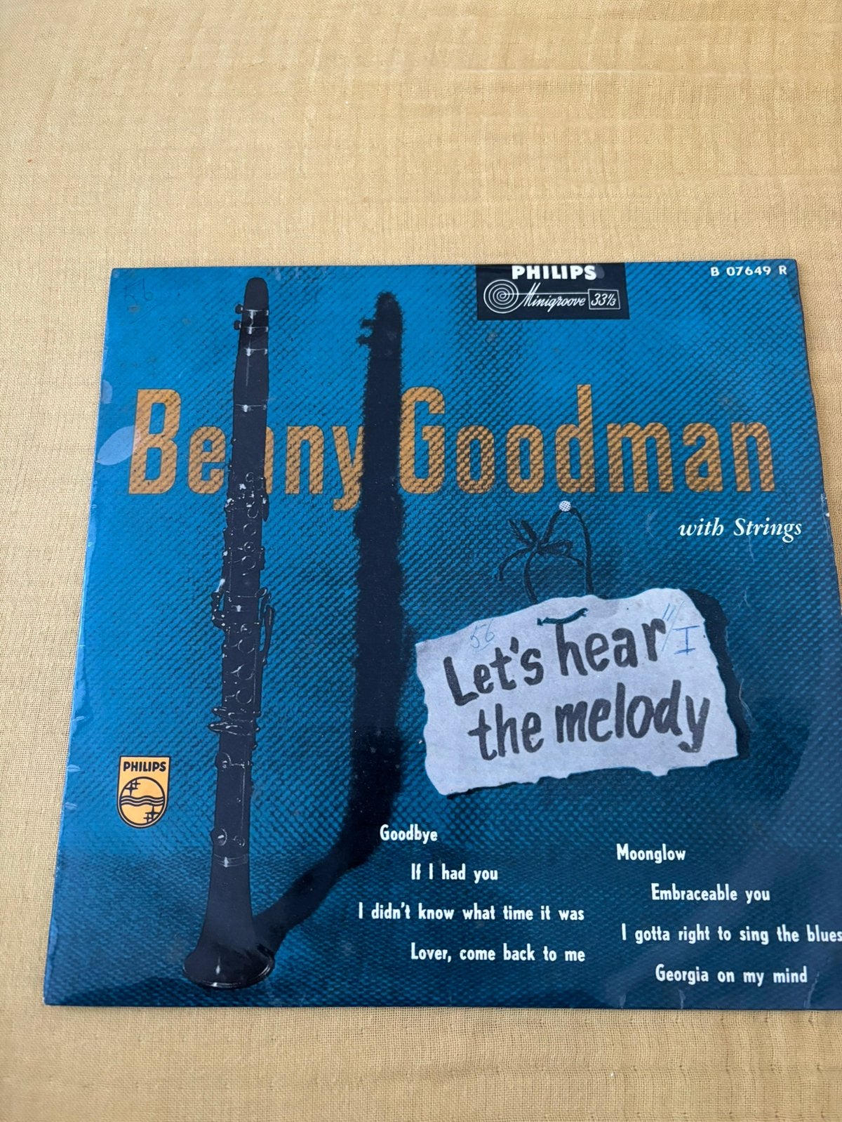 Benny Goodman - Let’s hear the melody, Ophalen of Verzenden, Gebruikt, Jazz, EP