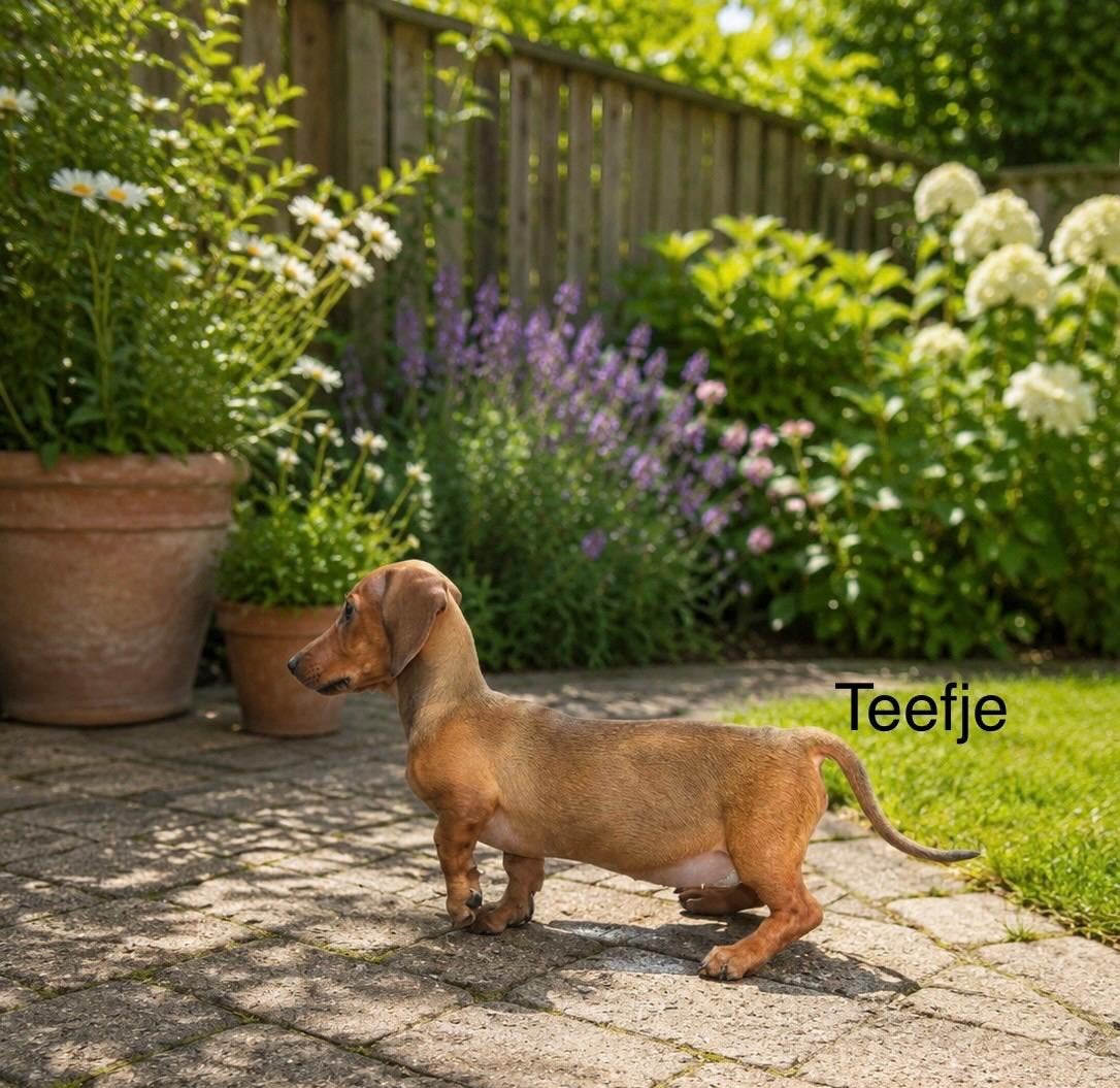 Teckel puppy’s, Parvo, Standaard, 8 tot 15 weken, Korthaar