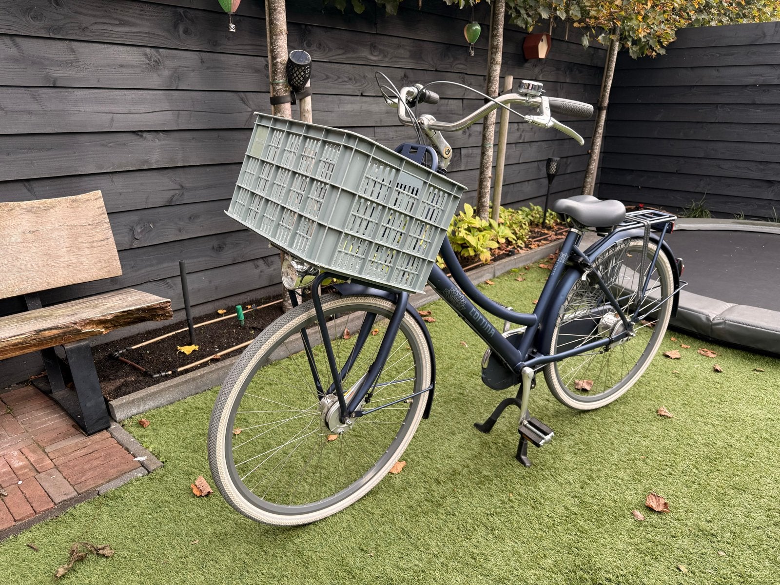 Cortina U4 Roots Transportfiets D50 Polish Blue Matt RB7, Terugtraprem, Versnellingen, Zo goed als nieuw, 50 tot 53 cm