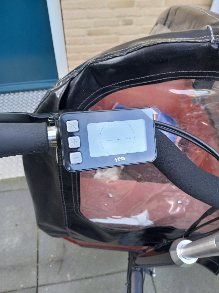 Bakfiets Cargo Long Elektrisch, Ophalen, Gebruikt, 3 kinderen, Huif