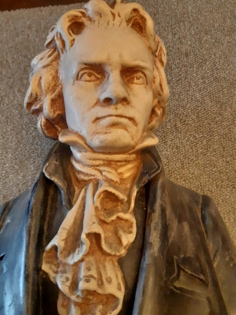 Antieke gipsen buste Beethoven, Ophalen