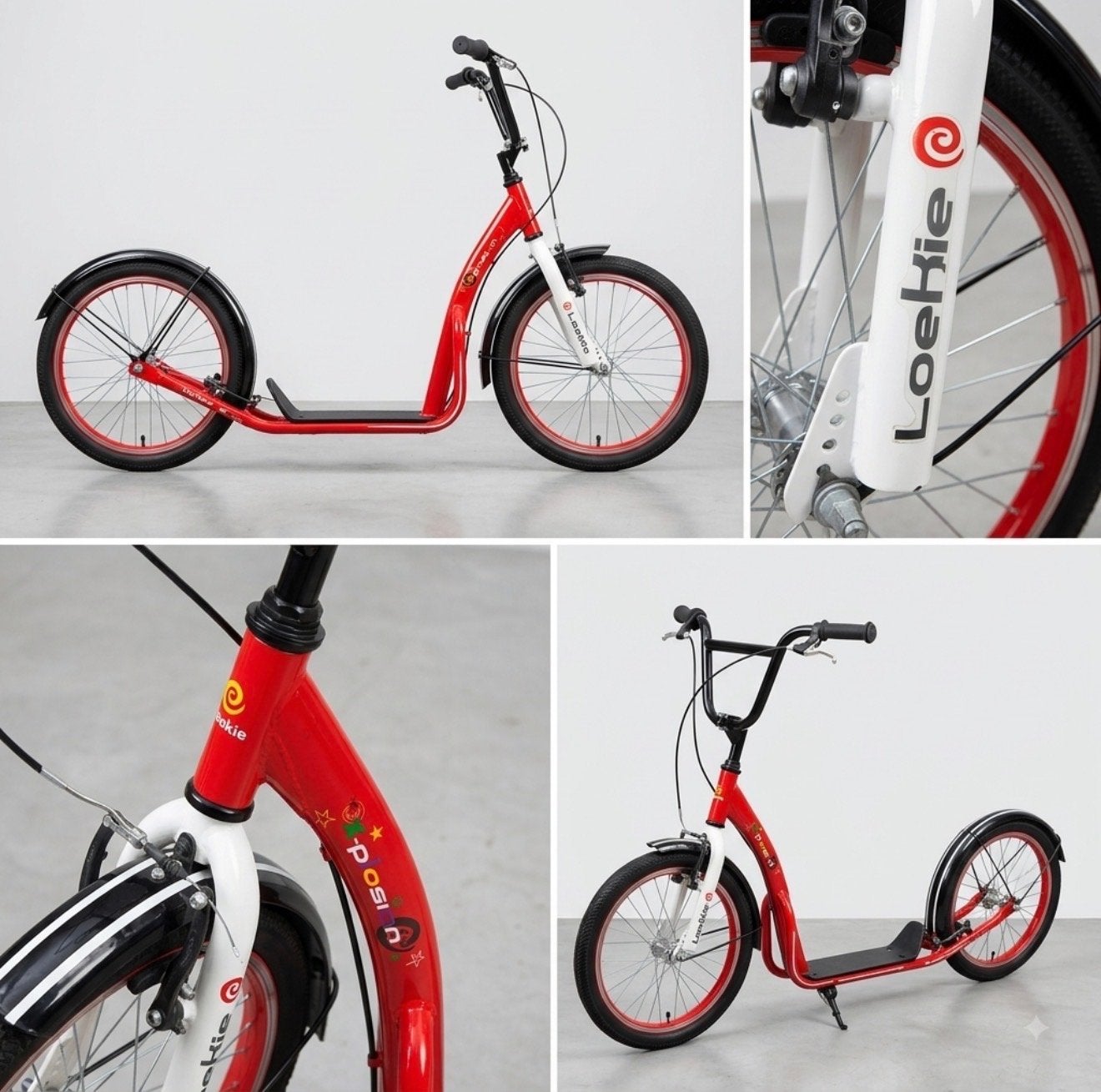 Loekie Kickbike - Stevige en leuke step voor kinderen, Ophalen of Verzenden, Gebruikt, Kickbike
