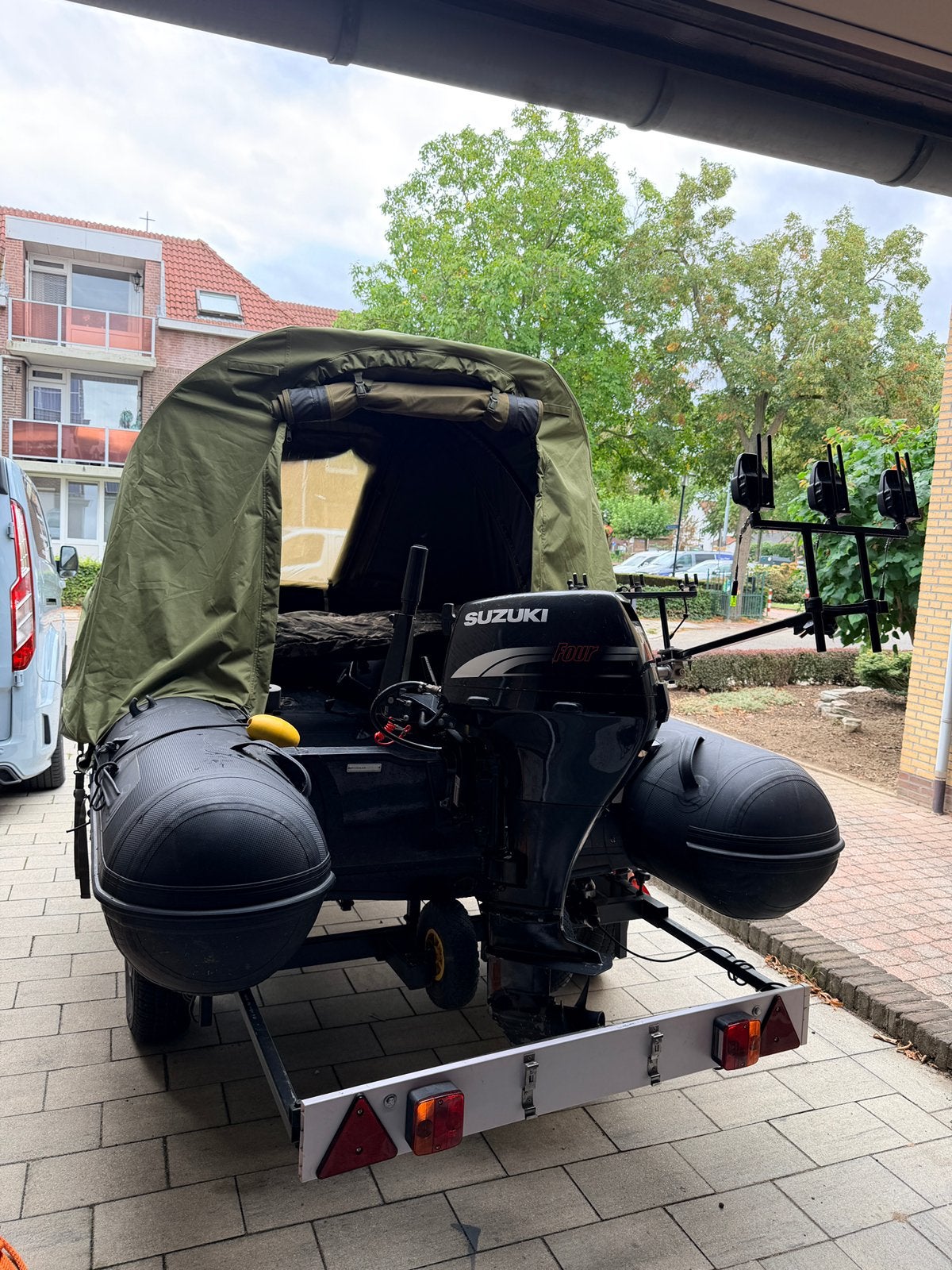 raptor 330 met tent en trailer, Ophalen of Verzenden, Zo goed als nieuw, Overige typen