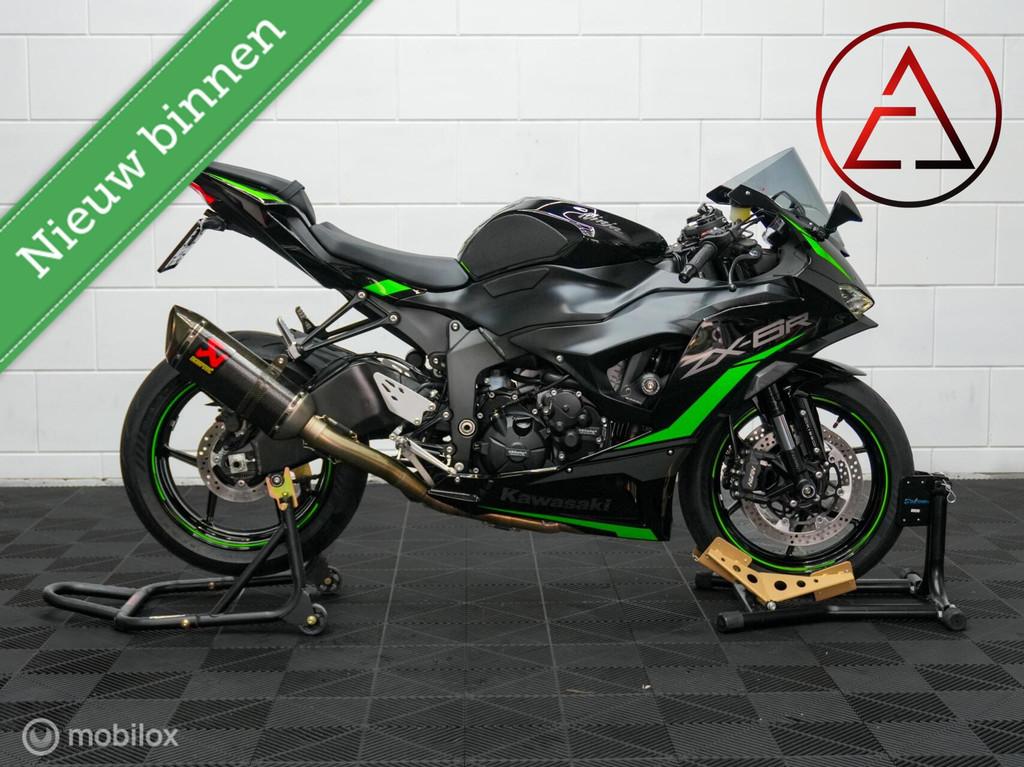 Kawasaki Ninja ZX-6R Full Akrapovic Exhaust, Motoren, Motoren | Kawasaki, 636 cc, Kawasaki, Bedrijf, Meer dan 35 kW