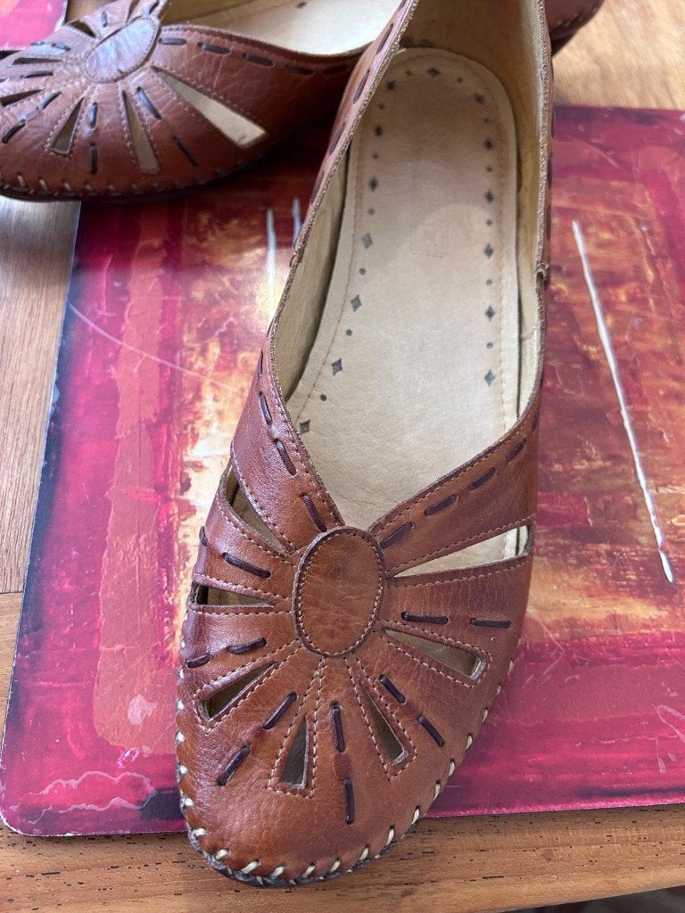 Spaanse schoenen Piкolinos, echt leer,  maat 41, Schoenen met lage hakken, Bruin, Nieuw, Ophalen of Verzenden