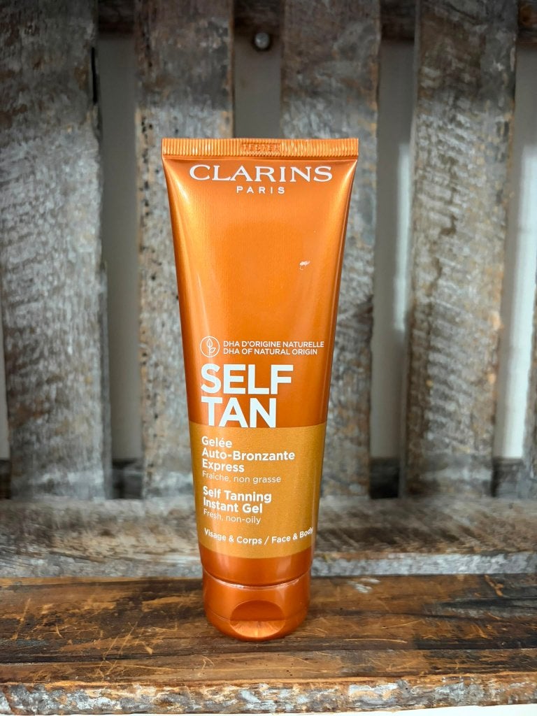 Clarins Self Tan Self Tanning Instant Gel 125 ml, Ophalen of Verzenden, Zo goed als nieuw, Overige typen