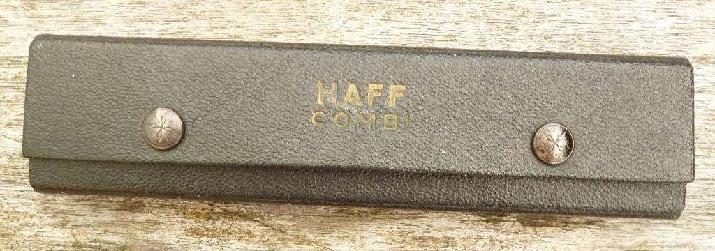 Zeer oude PASSER Haff Combi in authentieke opbergbox, Ophalen of Verzenden, Gebruikt, Overige typen