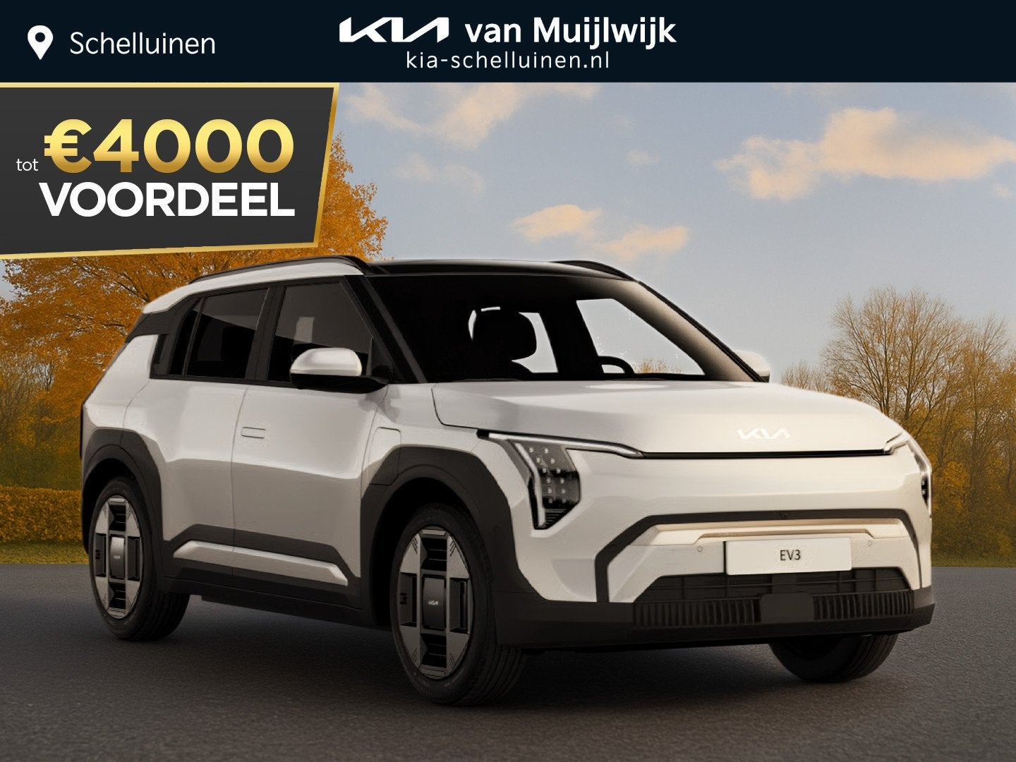 Kia EV3 Air 58.3 kWh €32.995,- RIJKLAAR! Nu €4.000,- voo