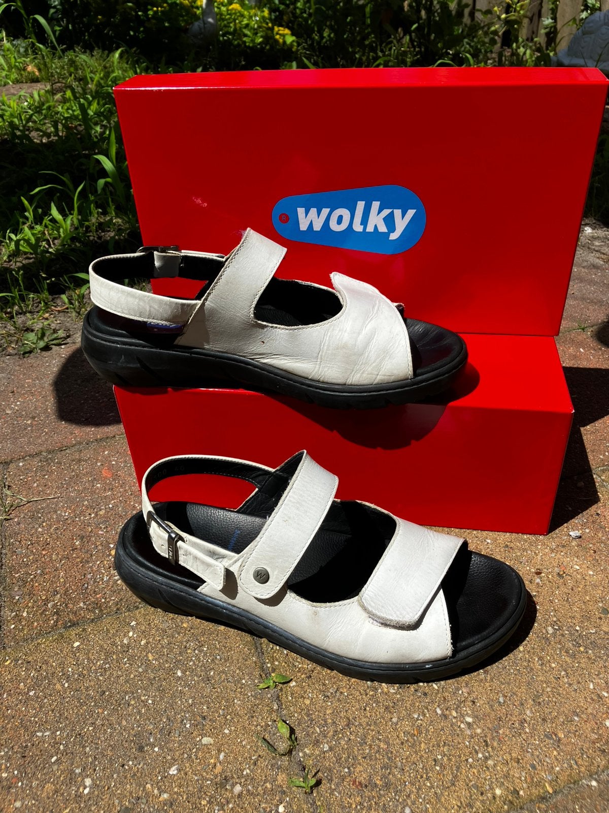 Wolky sandalen maat 40, Kleding | Dames, Schoenen, Wit, Gedragen, Sandalen of Muiltjes, Ophalen of Verzenden