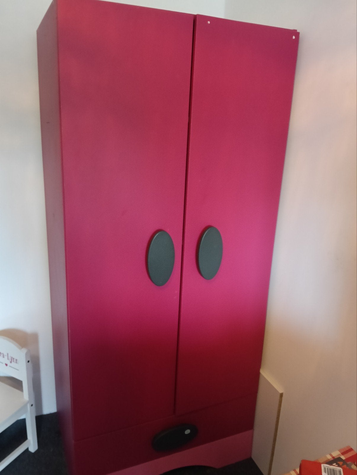 Roze kast - 180x80x60 cm - Kan nog een ronde mee!, Ophalen, 50 tot 100 cm, 150 tot 200 cm, 50 tot 75 cm