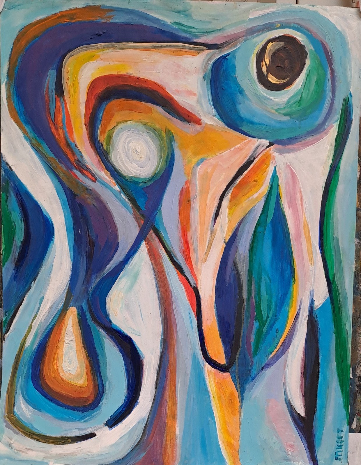 Abstract Schilderij 'Balance', Ophalen of Verzenden