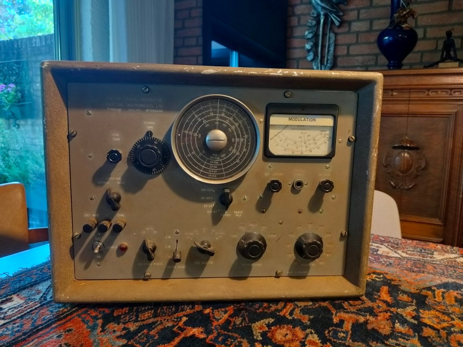 Marconi Instruments TF995A/1 FM/AM Signaalgenerator, Ophalen