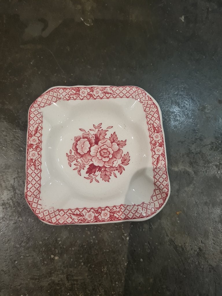 Oud asbakje, Engels Mason's Staffordshire foto 1 t/m 3, Ophalen of Verzenden