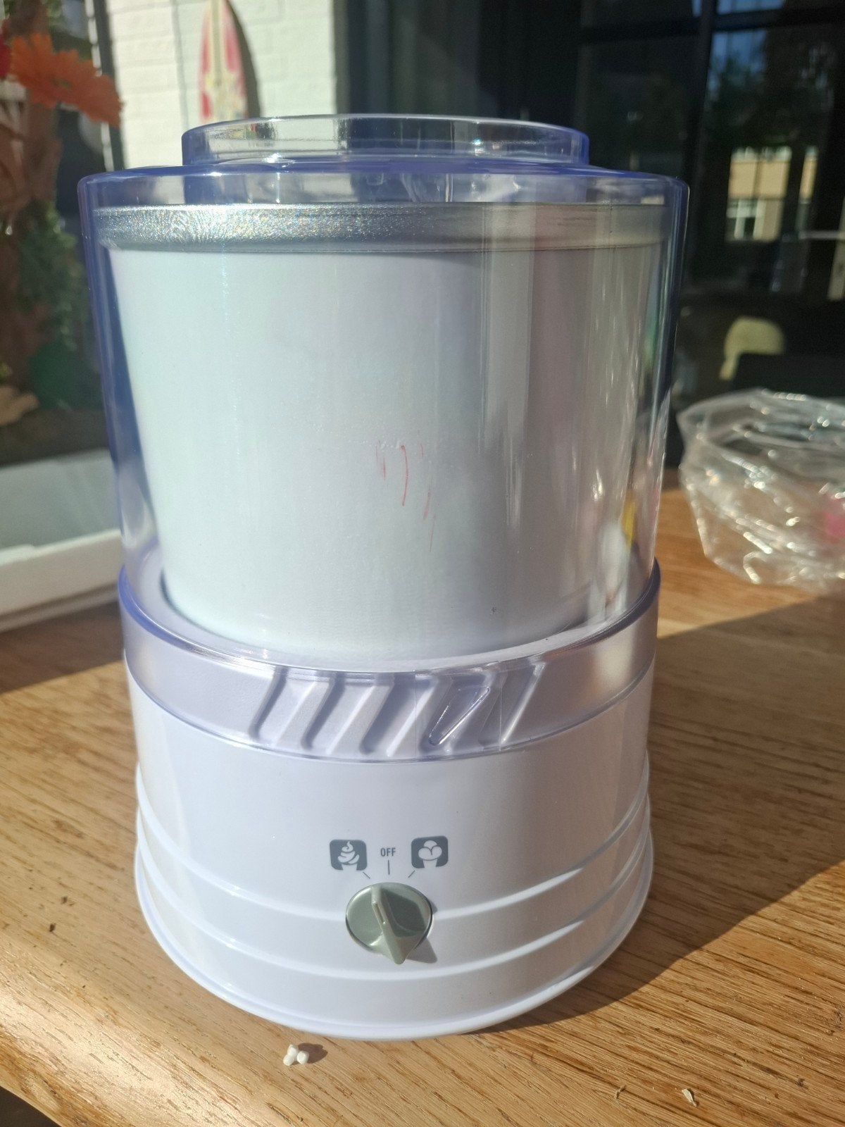 Primo IJsmachine - Maak zelf heerlijk ijs en sorbet, Ophalen of Verzenden, Zo goed als nieuw, Koelelement