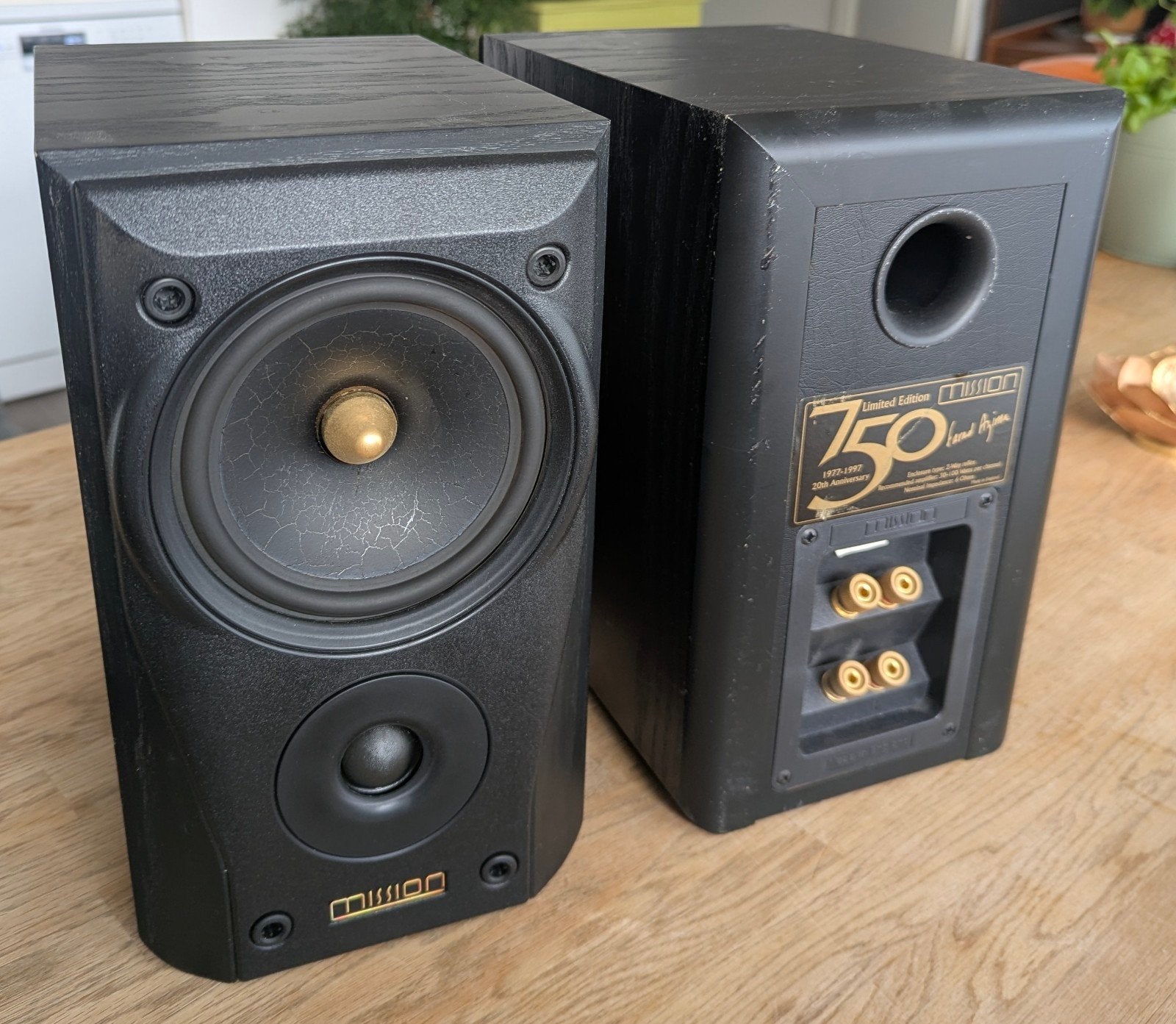 Mission 750 Limited Edition (Farad Azima), Stereo speakers, Gebruikt, 60 tot 120 watt, Basreflex
