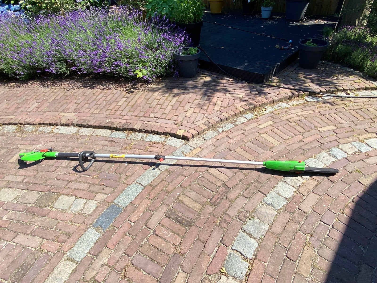 Elektrische takkenzaag op steel - kettingzaag, Ophalen, Gebruikt, Takkenzaag
