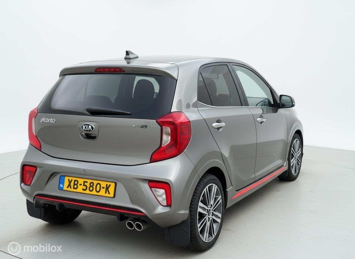 Kia Picanto 1.0 T-GDI GT-Line CAMERA|LED|LEDER|STOELVERW|, Gebruikt, 920 kg, Bedrijf, Handgeschakeld