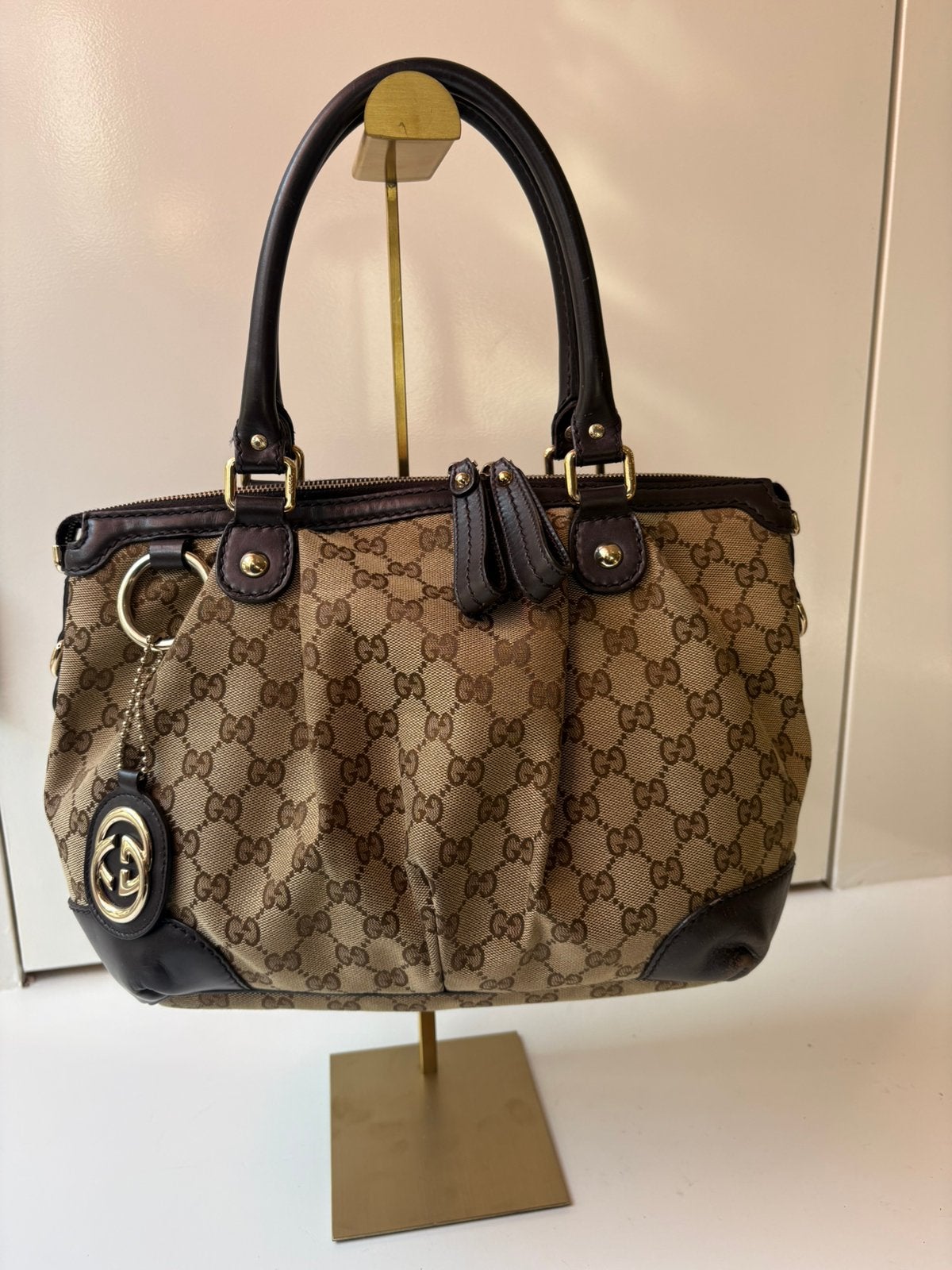 Gucci Sukey, Ophalen, Bruin, Handtas