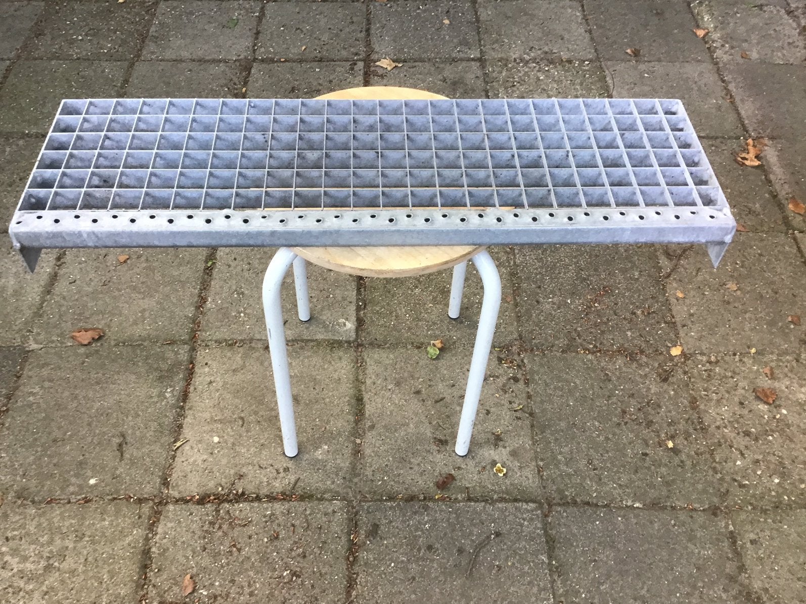 Traptreden gegalvaniseerd, Ophalen, Gebruikt, Trap, Minder dan 2 meter