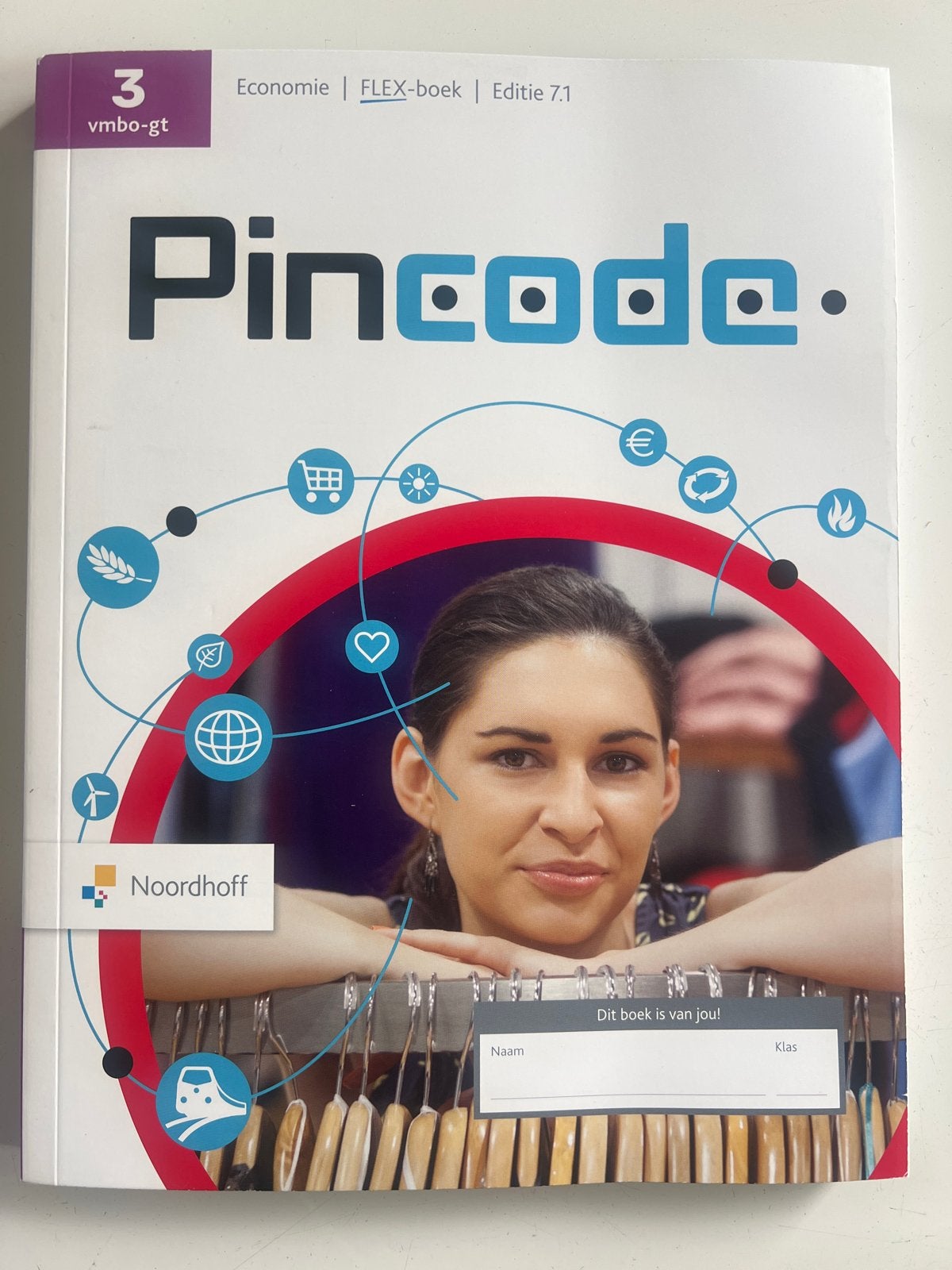 Pincode Economie vmbo-gt 3 FLEX-boek Editie 7.1, Ophalen of Verzenden, Gamma, Nieuw, LBO