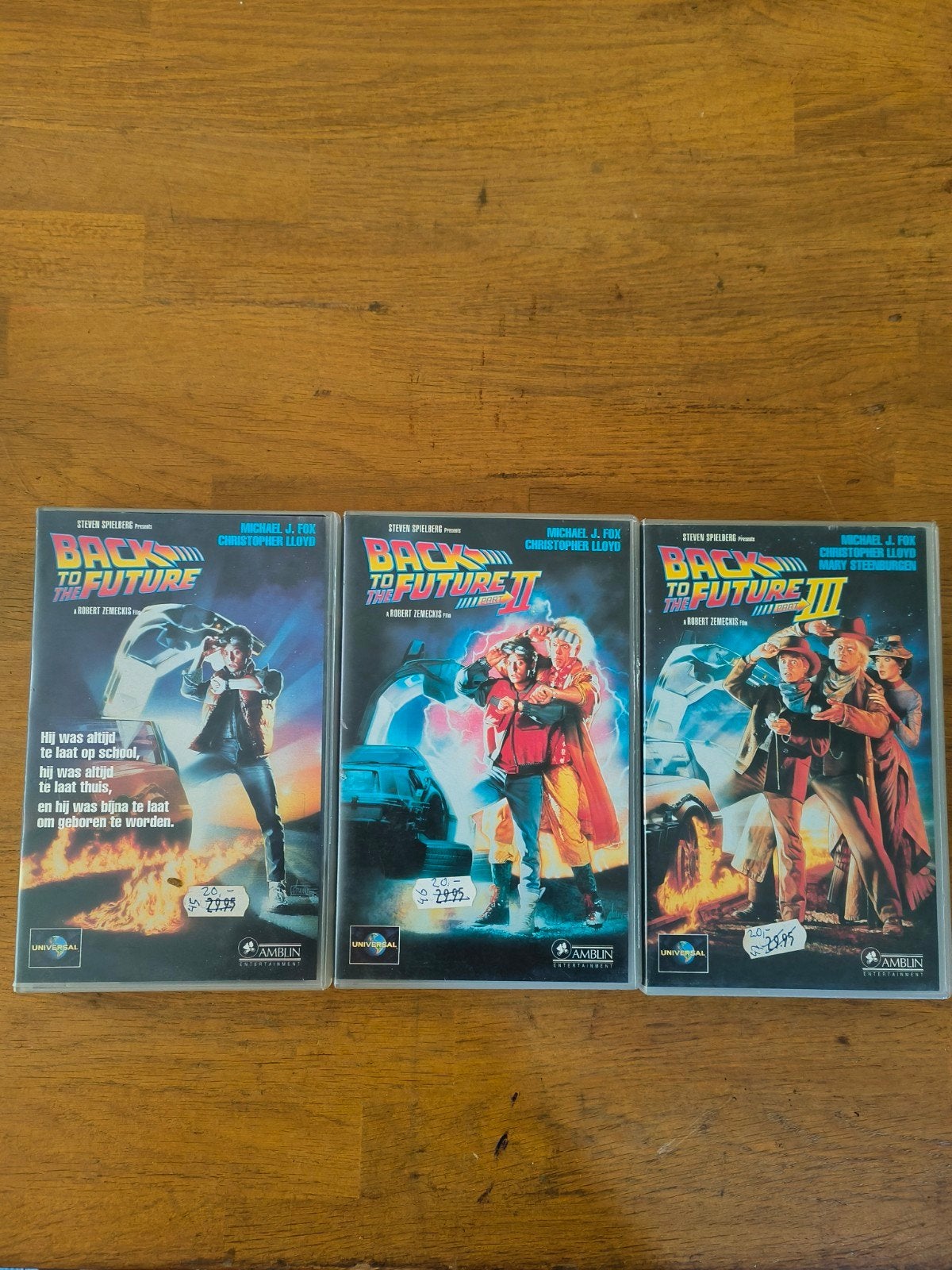Alle delen back to the future VHS te koop!, Ophalen, Zo goed als nieuw