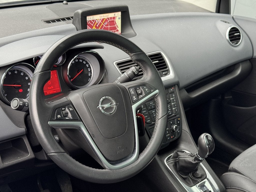 Opel Meriva 1.4 Turbo Cosmo, Auto's, Opel, Voorwielaandrijving, Euro 5, Gebruikt, Zwart