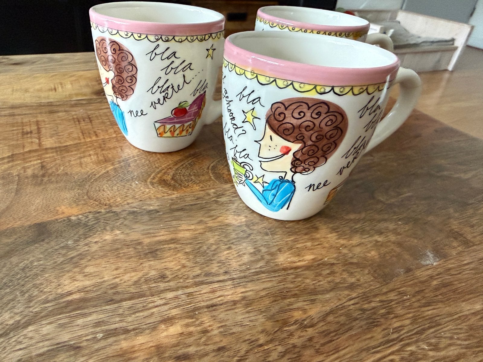 6 minimokjes van Blond amsterdam, Ophalen, Gebruikt, Aardewerk