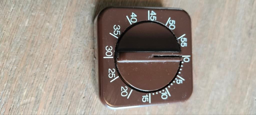 Vintage Italiaanse design clip kookwekker., Huis en Inrichting, Ophalen of Verzenden, Gebruikt