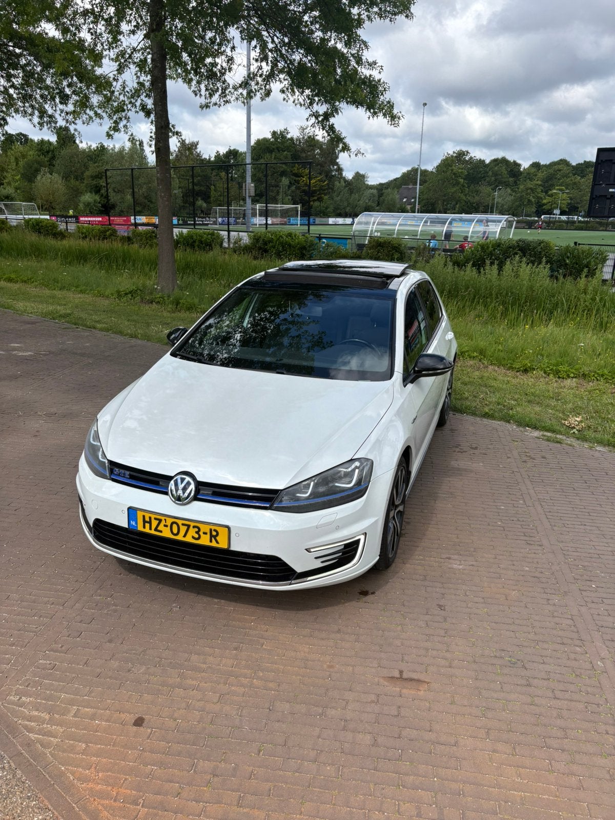 Volkswagen Golf 7 GTE, Auto's, Stof, Zwart, Wit, 1395 cc