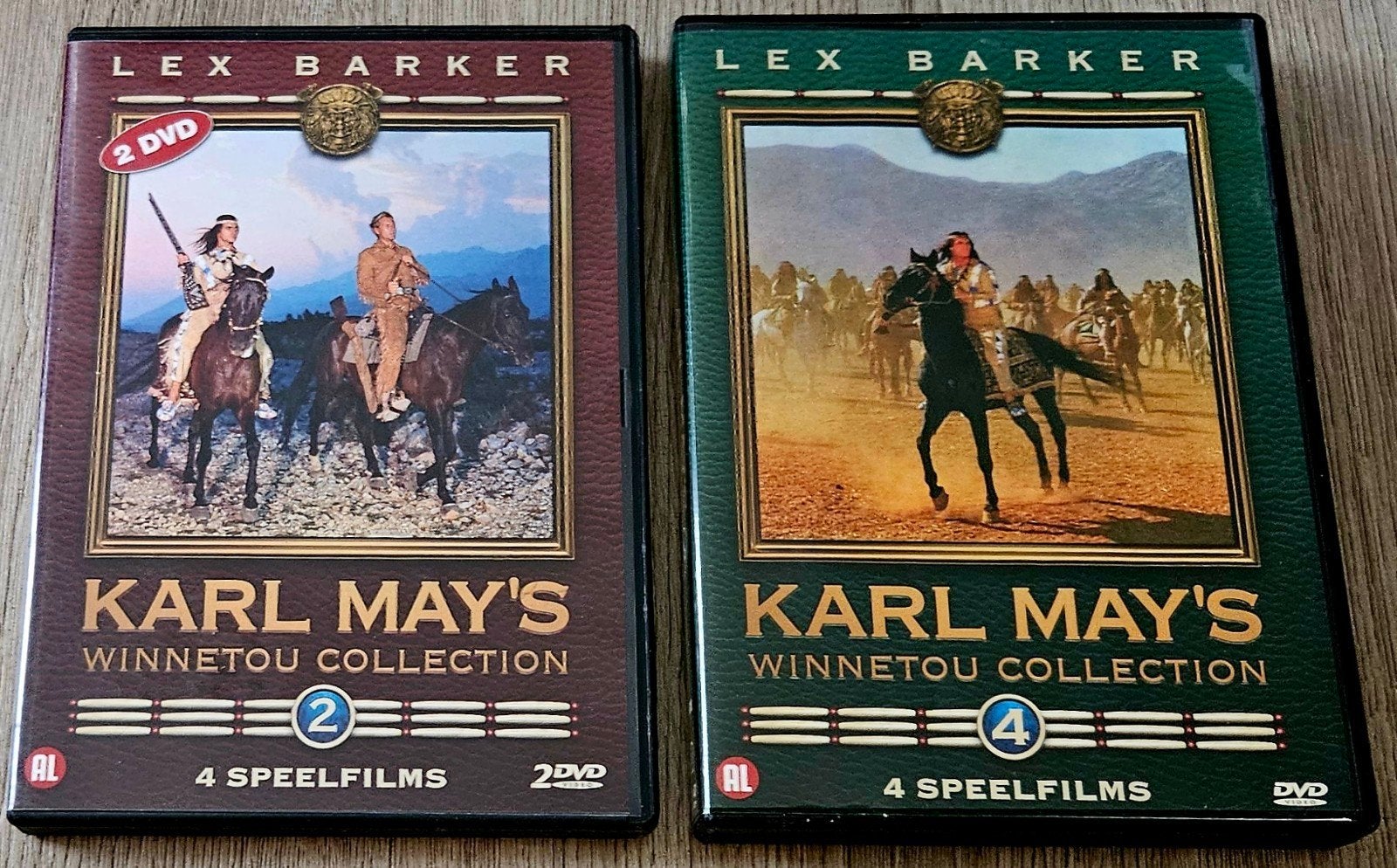Karl May's Winnetou Collection 2 & 4 DVD Boxsets, Cd's en Dvd's, Vanaf 6 jaar, Ophalen of Verzenden, Zo goed als nieuw, Boxset
