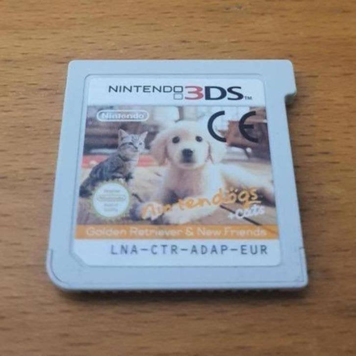 3DS | Nintendogs + Cats Golden Retriever & New Friends, Gebruikt, 1 speler, Ophalen of Verzenden, Vanaf 3 jaar