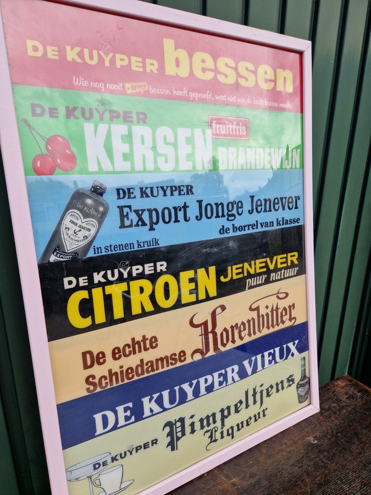 De Kuyper wissel lijstjes voor lichtbak., Ophalen of Verzenden, Zo goed als nieuw, Lichtbak of (neon) lamp