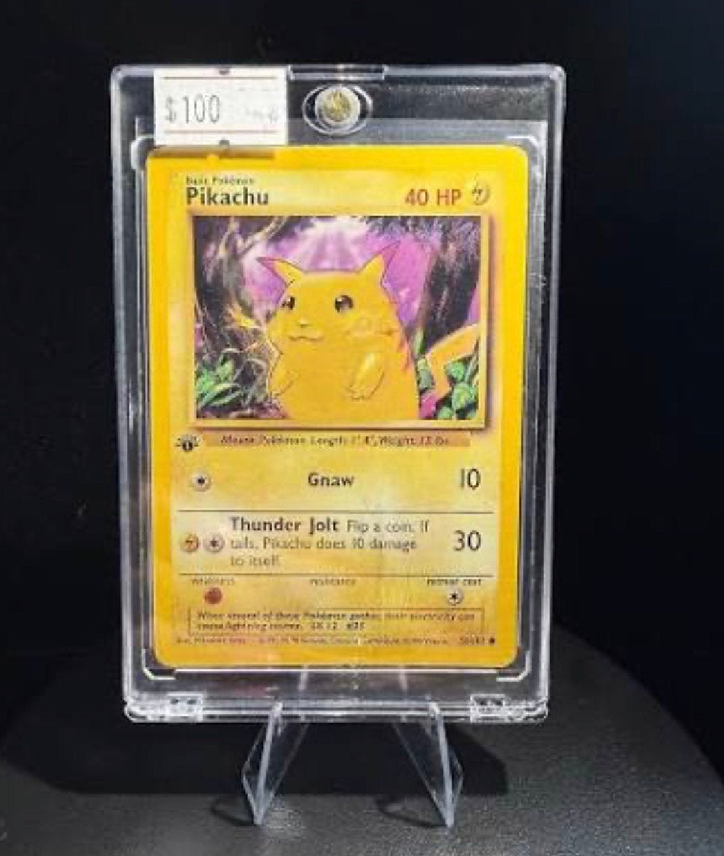 Pokemonkaart pikachu, Ophalen, Zo goed als nieuw
