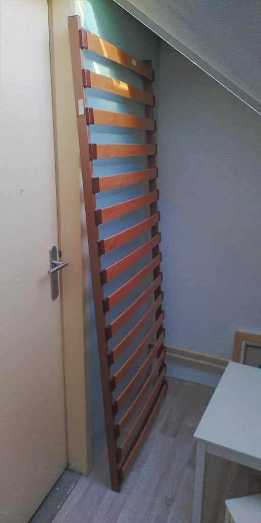 Stalen lattenbodem 80x200cm, Eenpersoons, Ophalen of Verzenden, Zo goed als nieuw, 80 cm