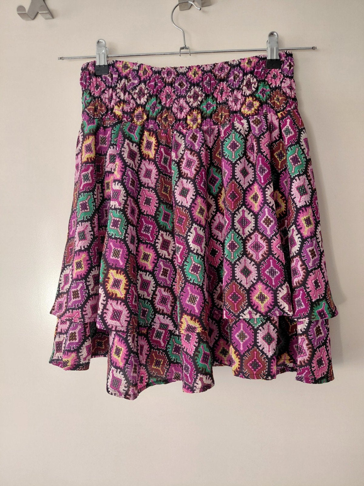 Refined Department Minirok Maat M - lengte is 45 cm, Kleding | Dames, Rokken, Maat 38/40 (M), Paars, Ophalen of Verzenden, Gedragen