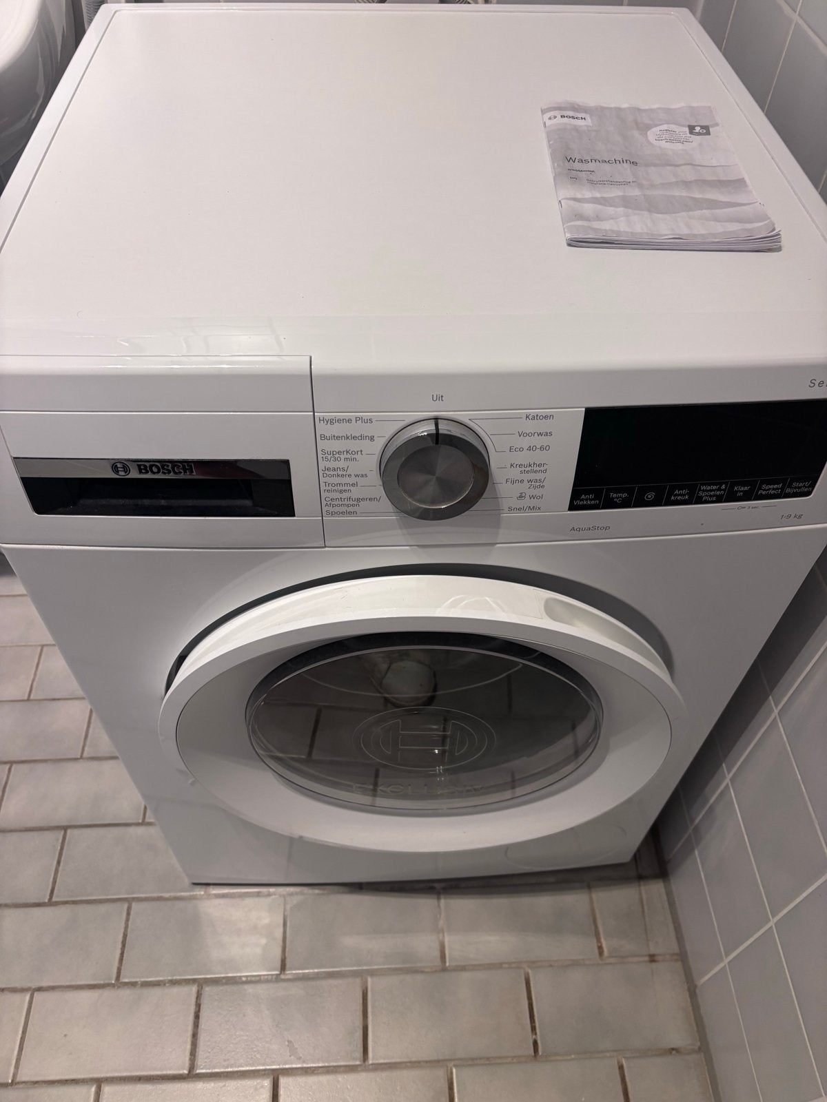 Bosch WGG04409NL wasmachine - Zo goed als nieuw
