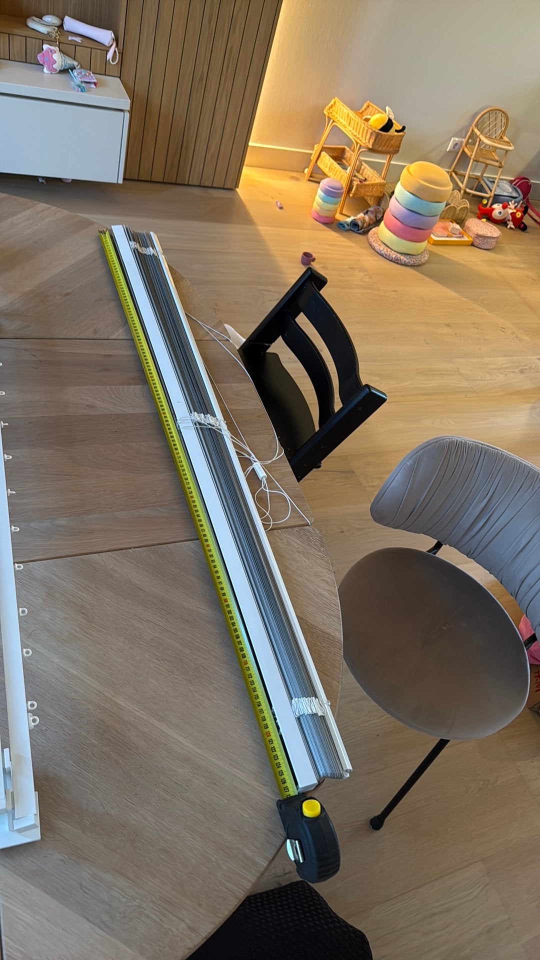 Lamellen - Aluminium jaloezieën, Ophalen, Zo goed als nieuw, Wit, Jaloezie